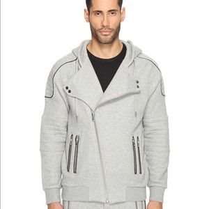 kooples biker hoodie